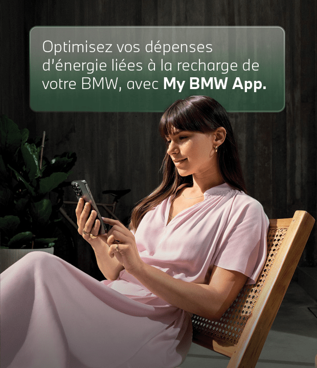 Optimisez vos dépenses d'énergie liée à la recharge de votre BMW, avec My BMW App